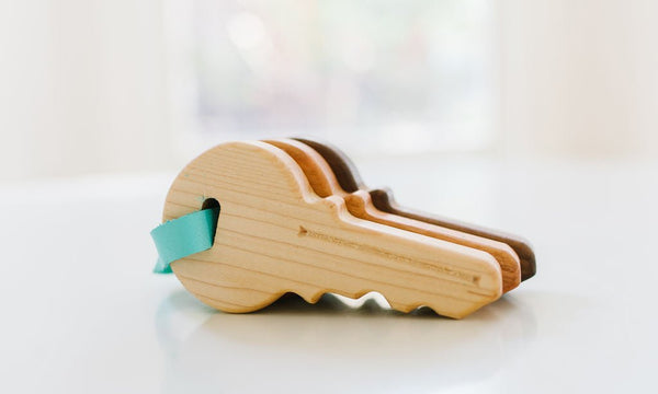 Wooden Toy Keys