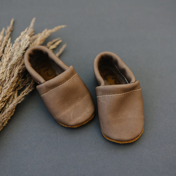 Leather Baby & Toddler Loafer Moccasins - Fossil
