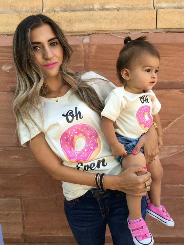 Oh Donut Even, Oh Don't Even, Mama & Baby Matching Set