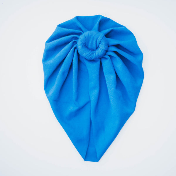 Knotted Headwrap - Peacock Blue