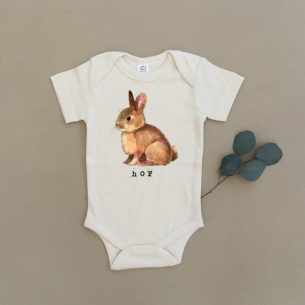 Hop Bunny Rabbit Organic Baby Onesie®