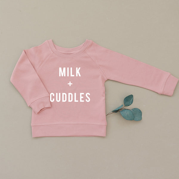 Milk & Cuddles Organic Baby & Toddler Mauve Pullover