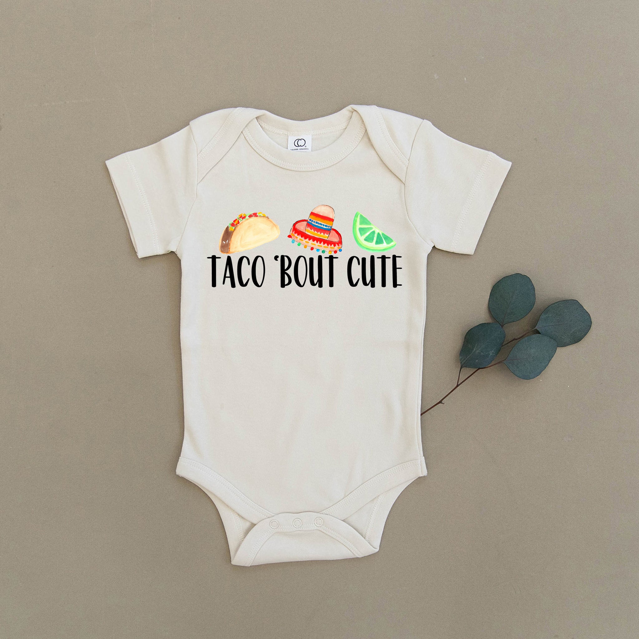Taco 'Bout Cute Organic Baby Onesie® – Urban Baby