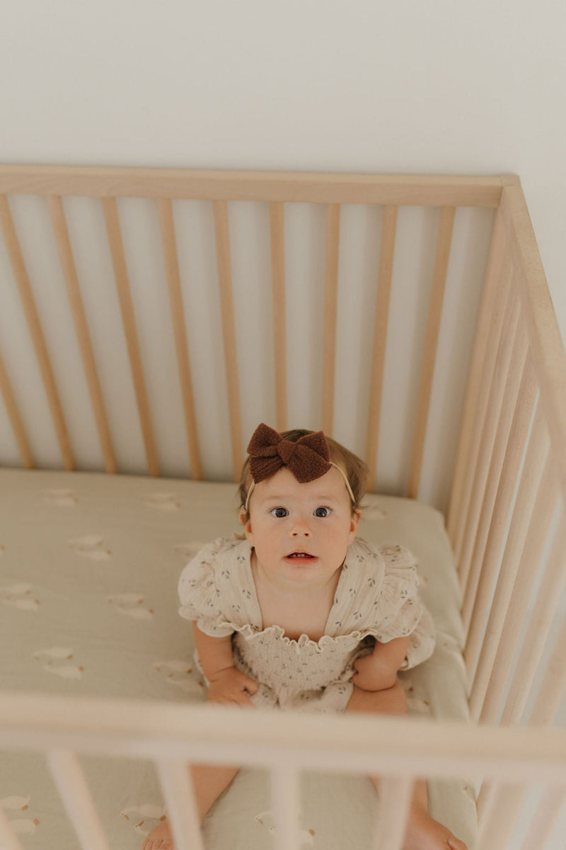 Ruffle Muslin Romper | Flora