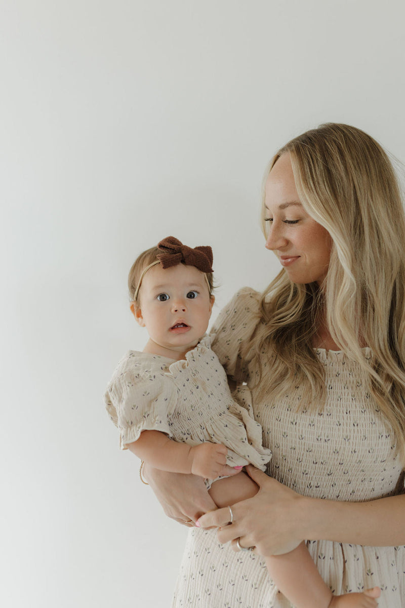Ruffle Muslin Romper | Flora
