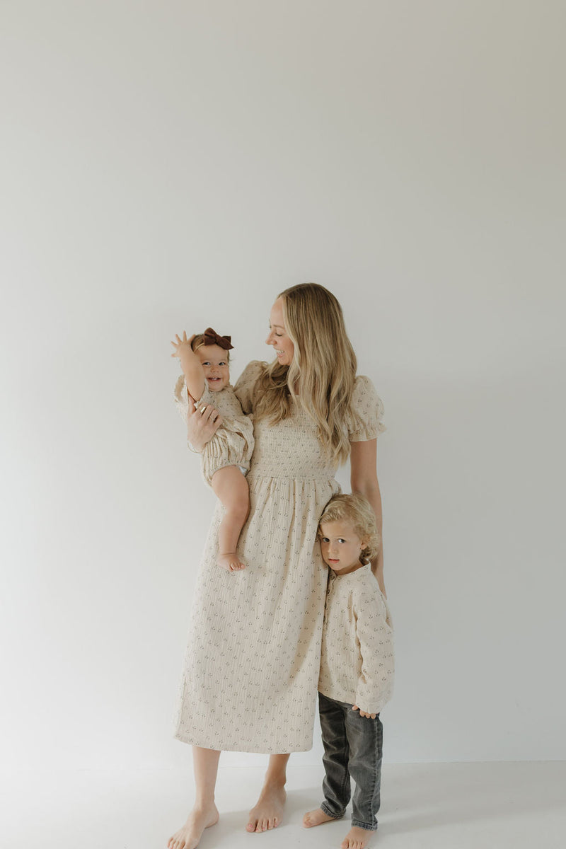 Ruffle Muslin Romper | Flora