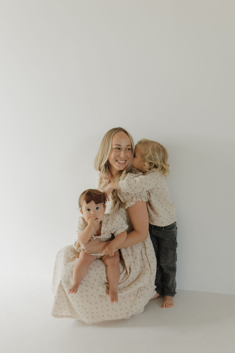 Ruffle Muslin Romper | Flora