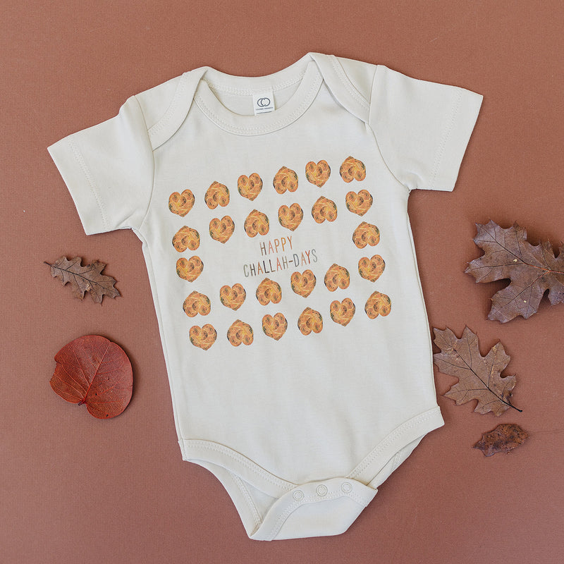 Happy Challah-Days Organic Baby Onesie®