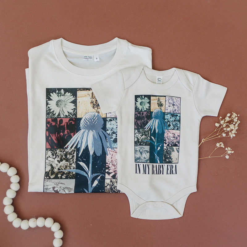 In My Mama Era Women's T-Shirt & In My Baby Era Organic Baby Onesie® Matching Outfits