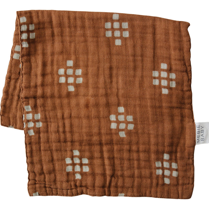 Chestnut textile Burp Cloth