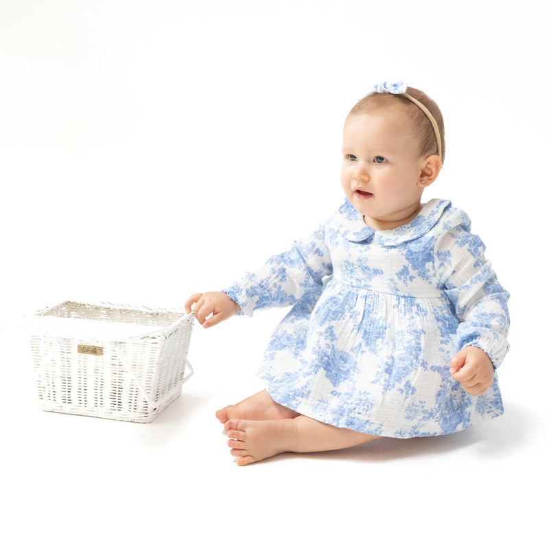 Long Sleeve Peter Pan Collar Bubble with Skirt