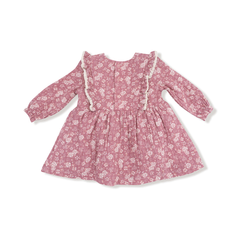 Ruffle Long Sleeve Bubble with Skirt