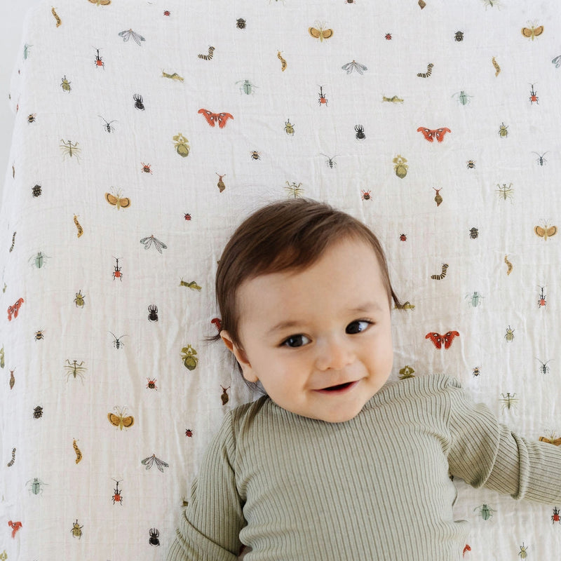 Cutie Crawlies Crib Sheet
