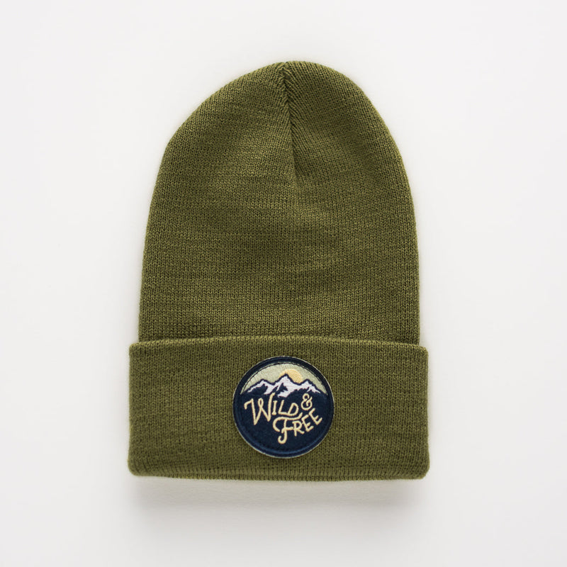 Wild & Free - Moss Kids Beanie