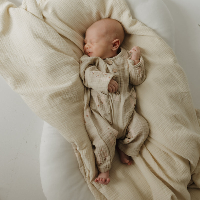 Long Sleeve Muslin Romper | Silly Goose