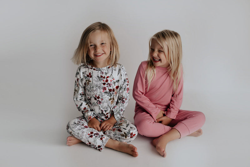Floral Girls Kids Pajamas