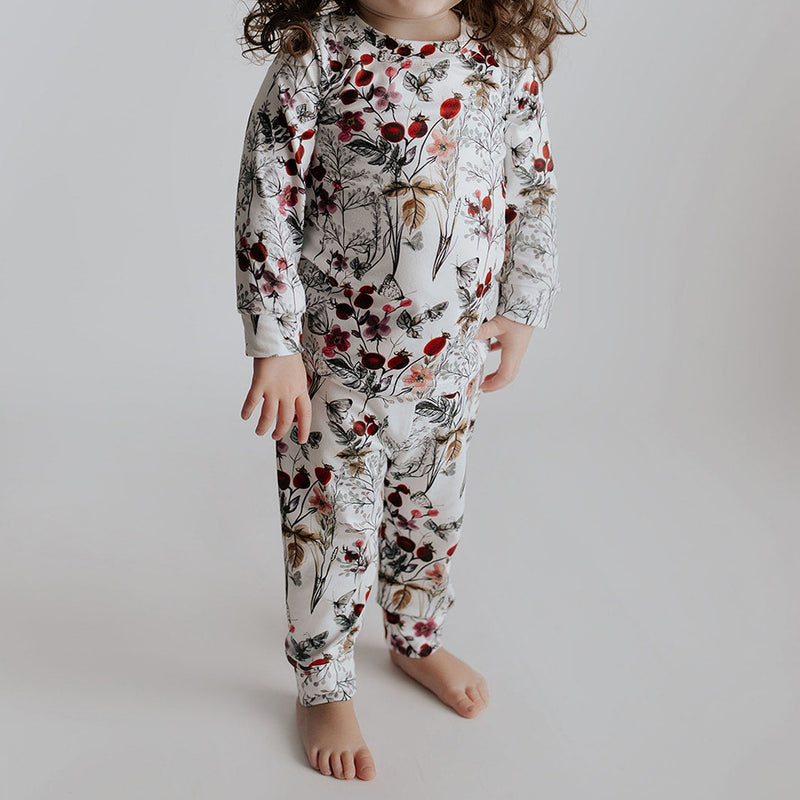 Floral Girls Kids Pajamas