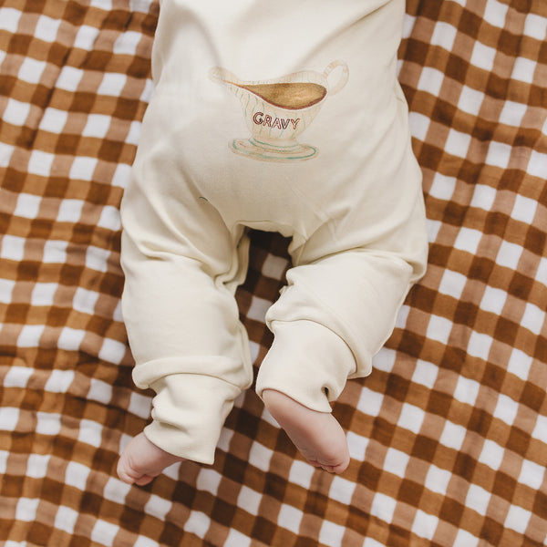 I'll Have The Breast Please Thanksgiving Turkey Organic Baby Playsuit