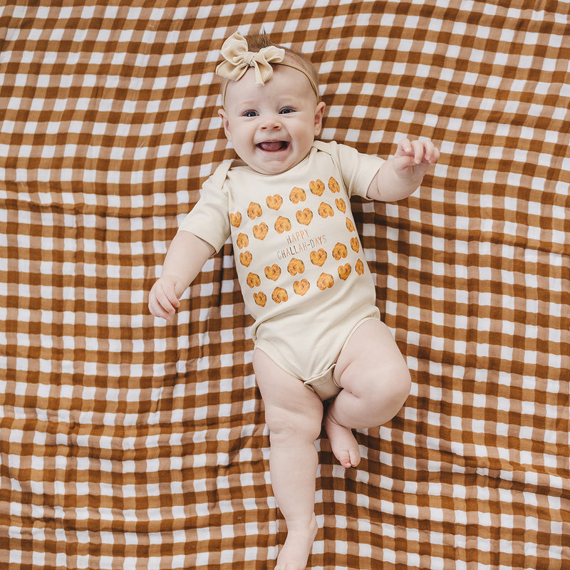 Happy Challah-Days Organic Baby Onesie®