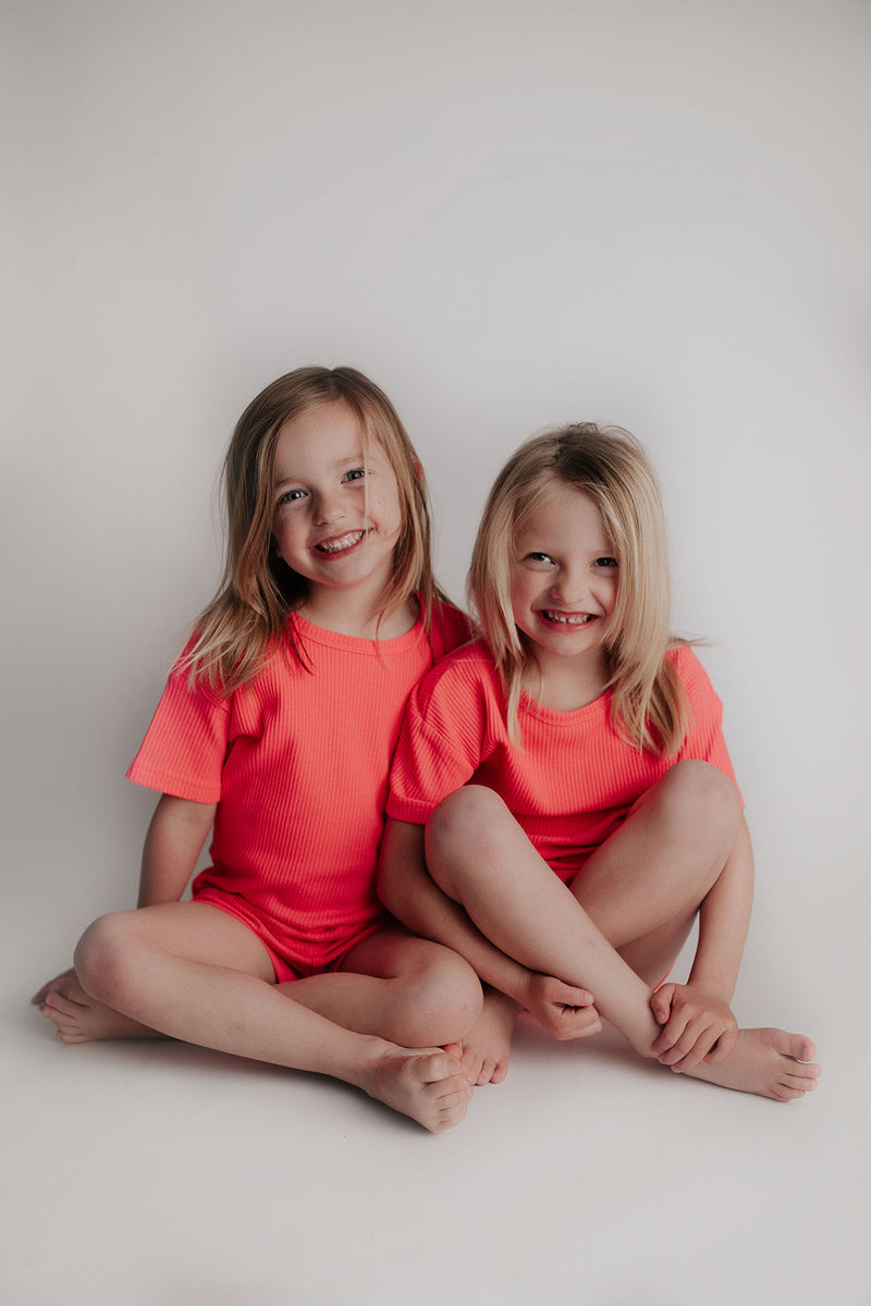 Hot Pink Summer Waffle Set