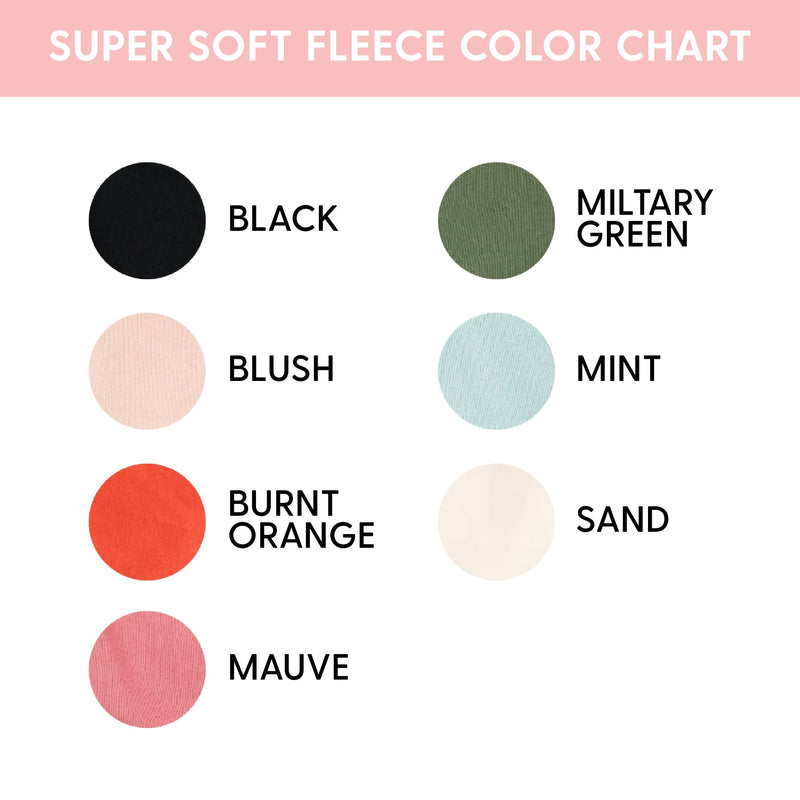 Embroidered SUPER-SOFT Fleece  - Outline Name