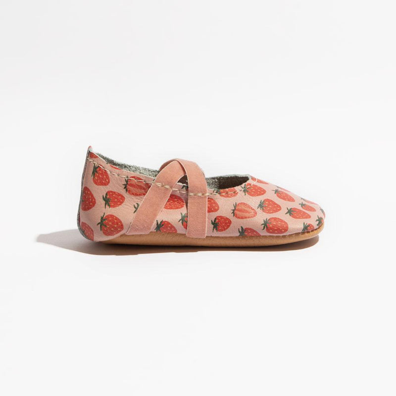 Strawberry Fields Ballet Slipper Baby Shoe