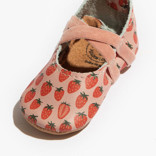 Strawberry Fields Ballet Slipper Baby Shoe