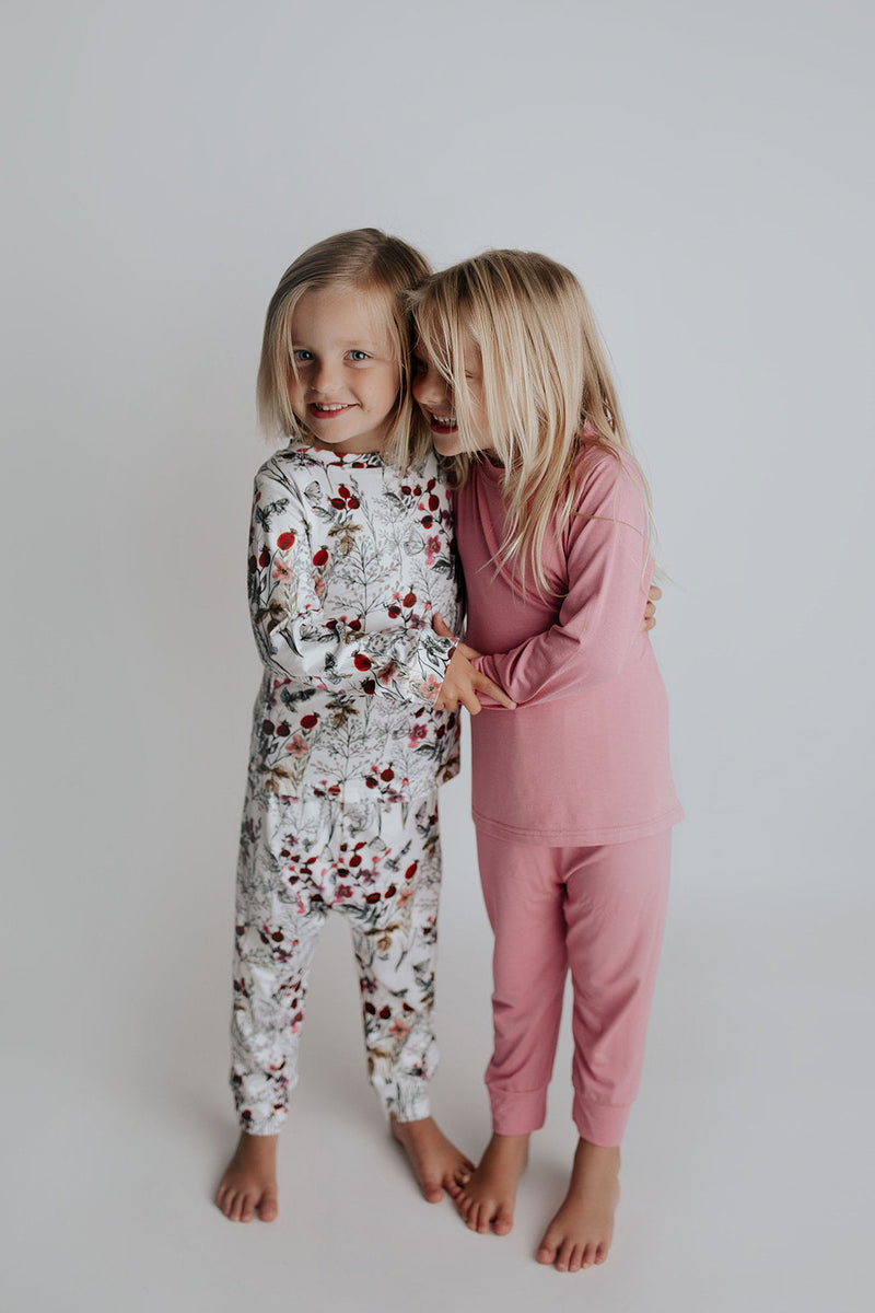 Floral Girls Kids Pajamas