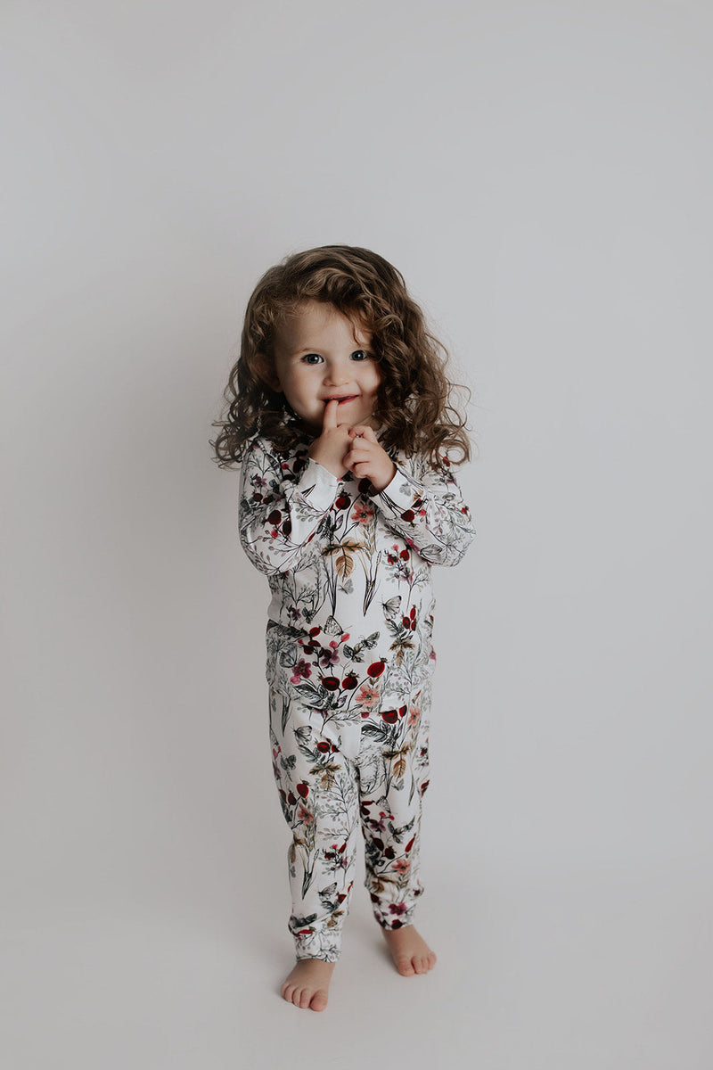 Floral Girls Kids Pajamas