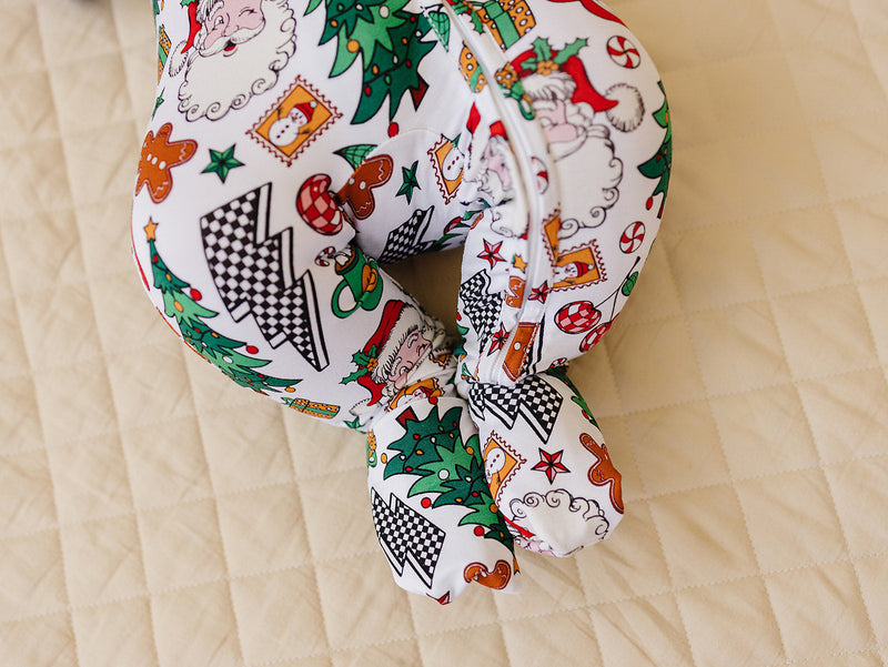 Bamboo Zip Romper | Christmas Vibes