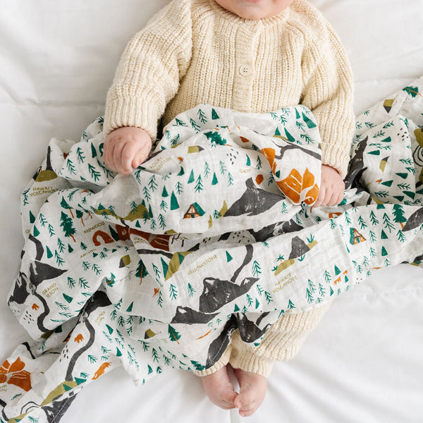 National Parks Swaddle (Mini Pattern)