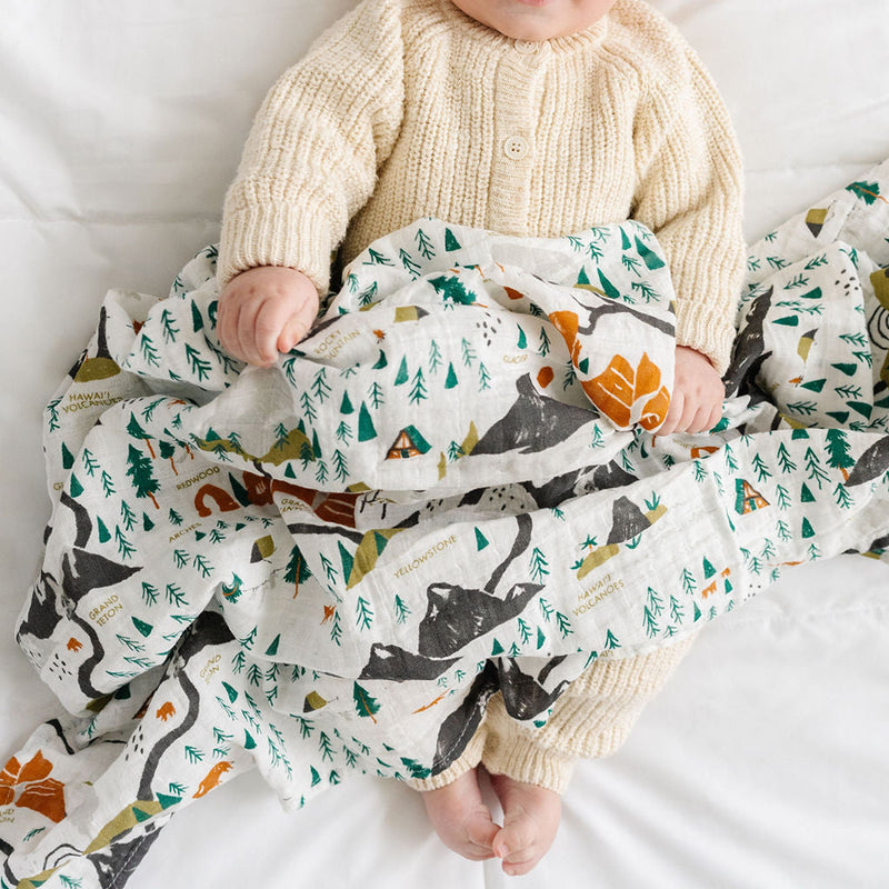 National Parks Swaddle (Mini Pattern)