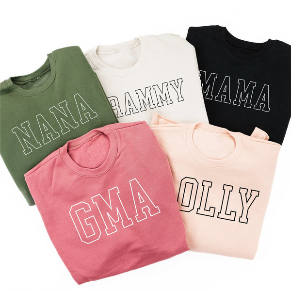 Embroidered SUPER-SOFT Fleece  - Outline Name