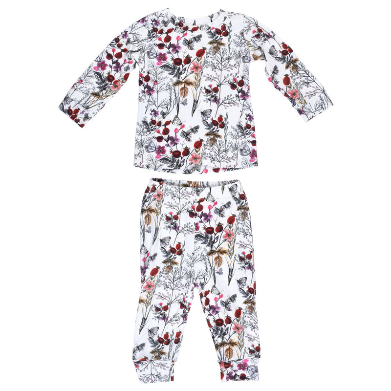 Floral Girls Kids Pajamas