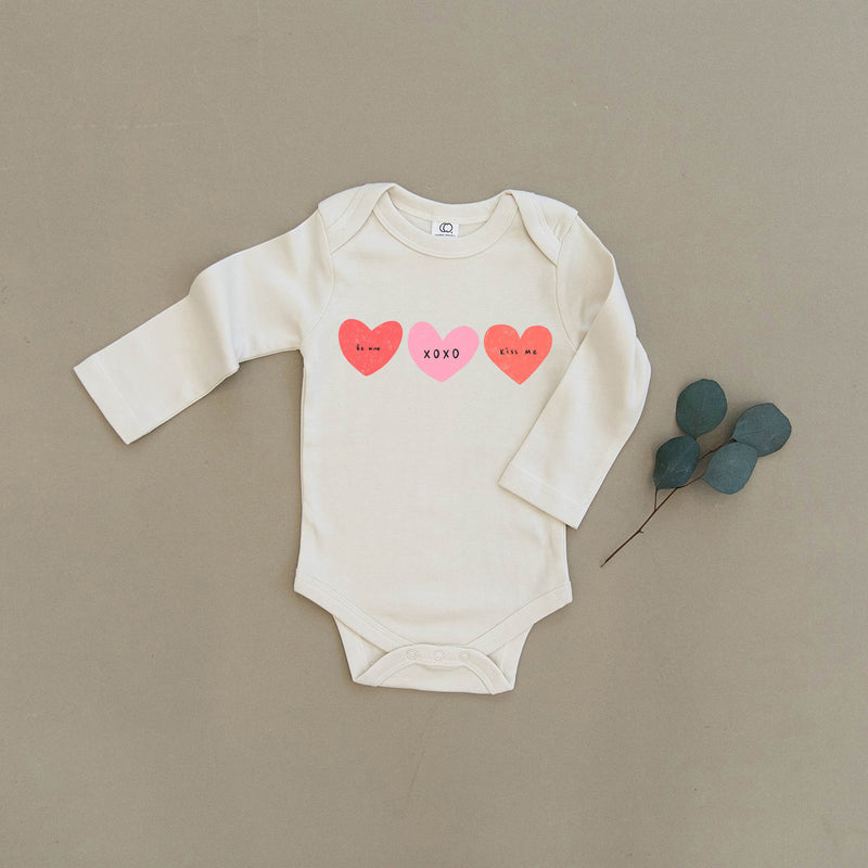 Valentine's Day Hearts Organic Baby Onesie®