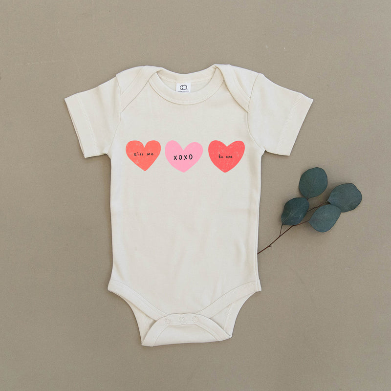 Valentine's Day Hearts Organic Baby Onesie®