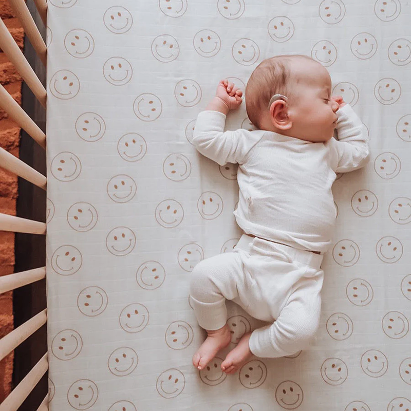 Crib Sheet | Just Smile Ivory