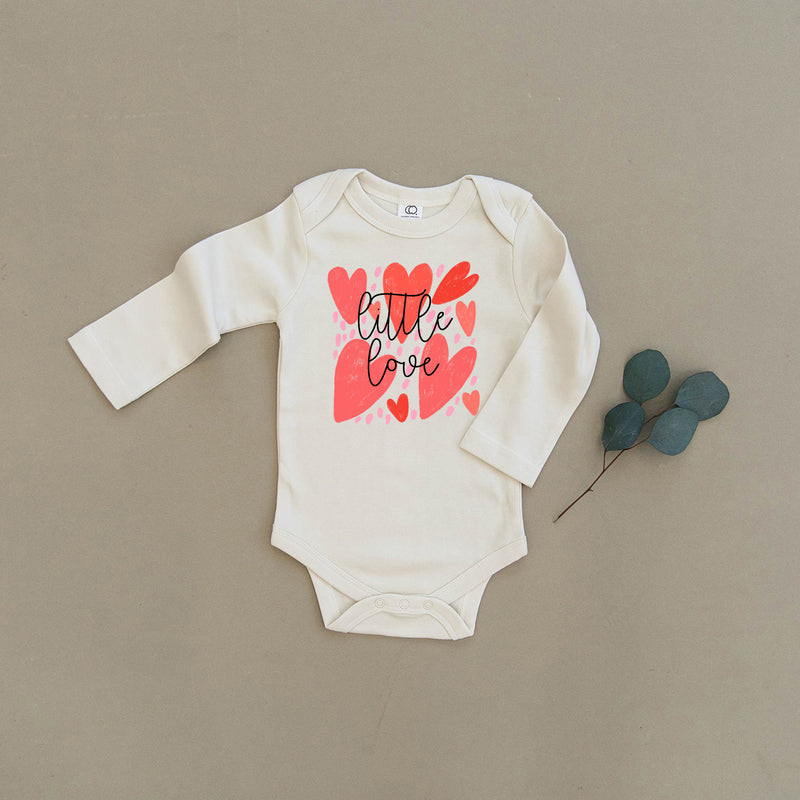 Little Love Valentine's Day Hearts Organic Baby Onesie®