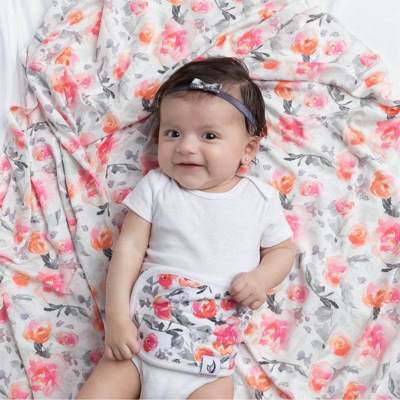Swaddle & Newborn Blanket - Floral