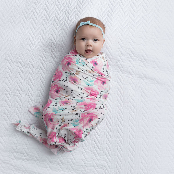 Swaddle & Newborn Blanket - Bloom