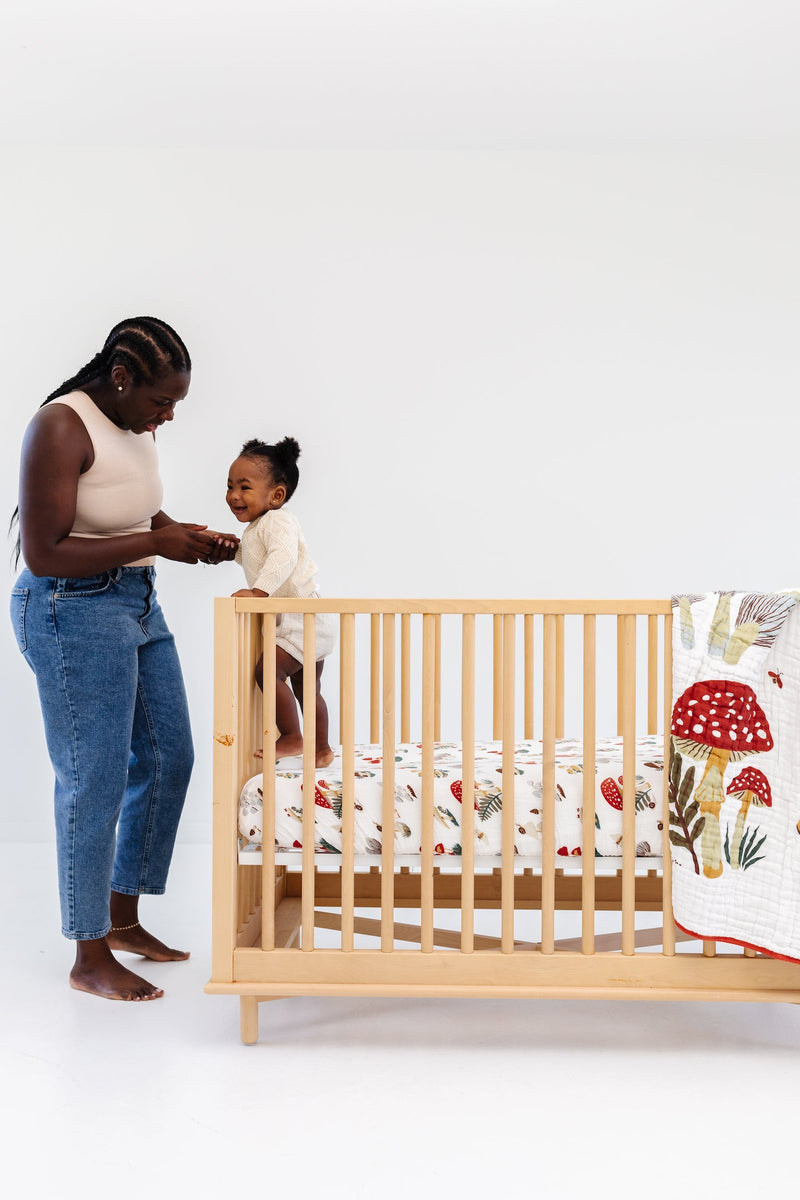 Mushroom Crib Sheet - Main Image