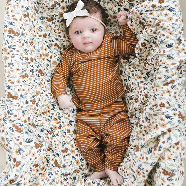 Floral baby on sale swaddle