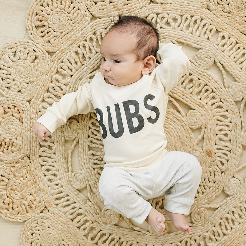 BUBS Organic Baby & Toddler Natural Pullover
