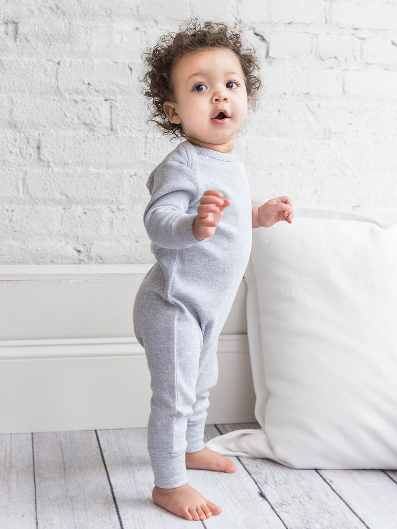 Kid You'll Move Mountains Organic Baby Playsuit