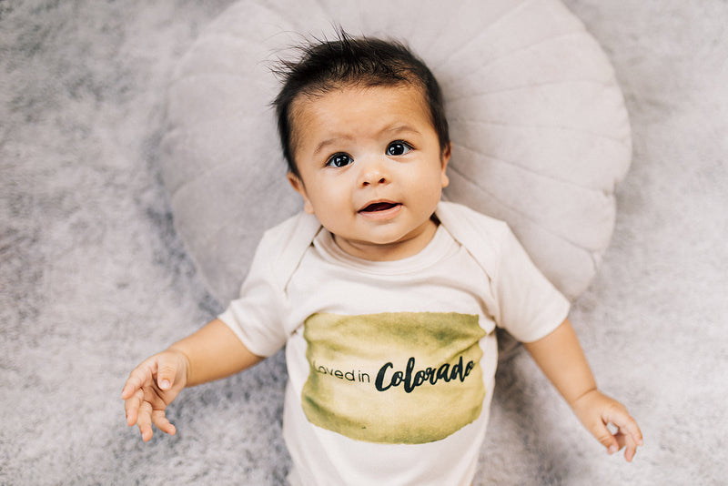 Loved in Colorado Organic Baby Onesie®