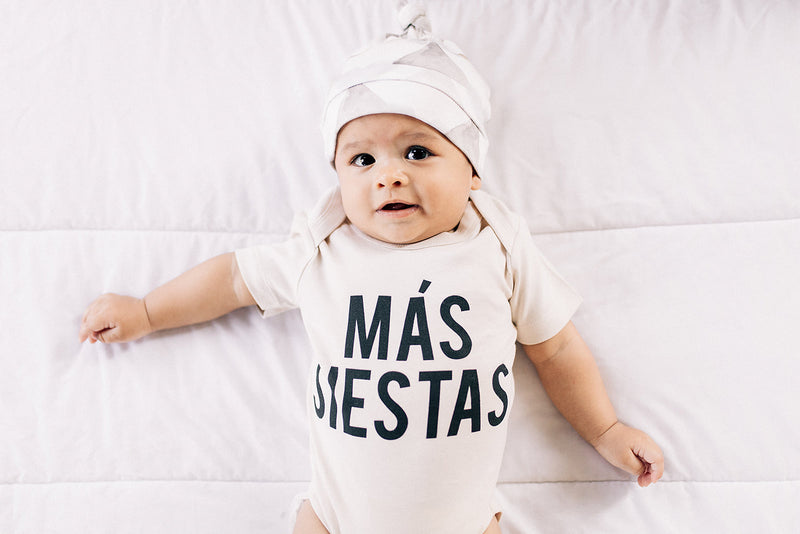 Mas Siestas, More Naps, Organic Baby Onesie®