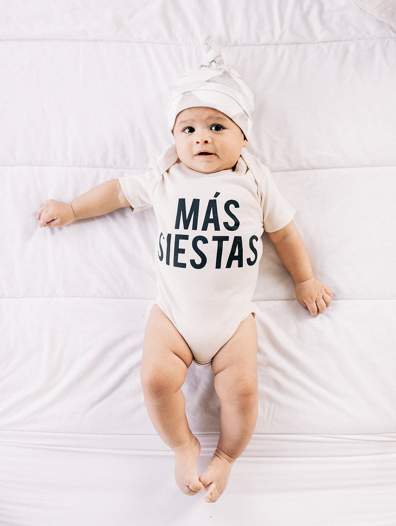 Mas Siestas, More Naps, Organic Baby Onesie®
