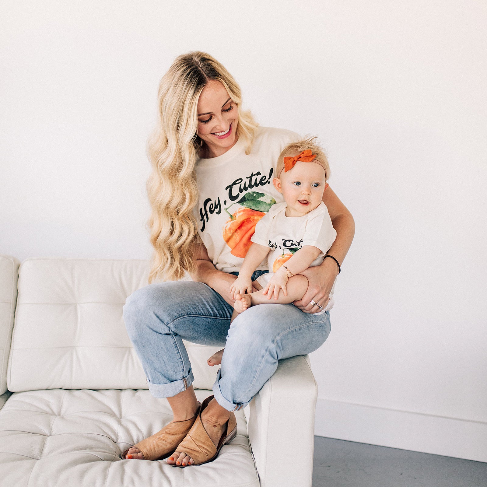 Hey Cutie Women's T-Shirt & Organic Baby Onesie® Matching