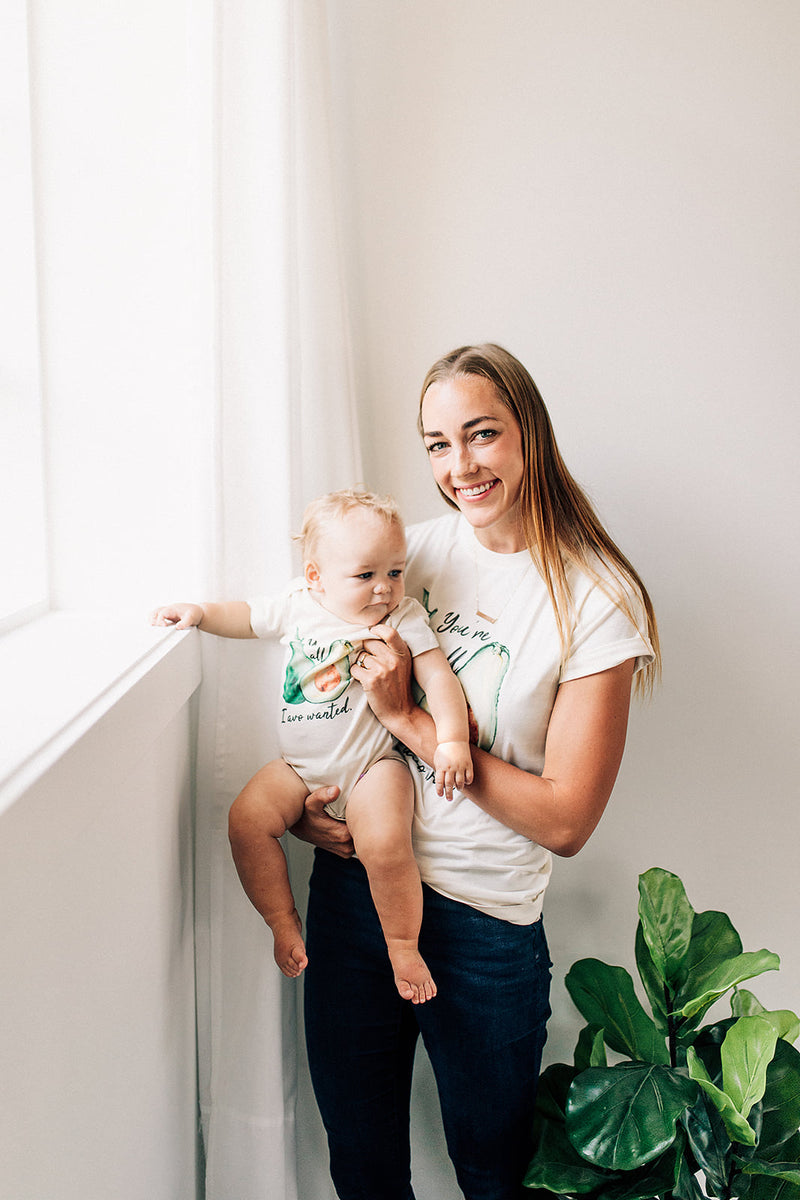 You're All I Avo Wanted Avocado Women's T-Shirt & Organic Baby Onesie® Matching Outfits