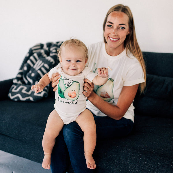 You're All I Avo Wanted Avocado Women's T-Shirt & Organic Baby Onesie® Matching Outfits